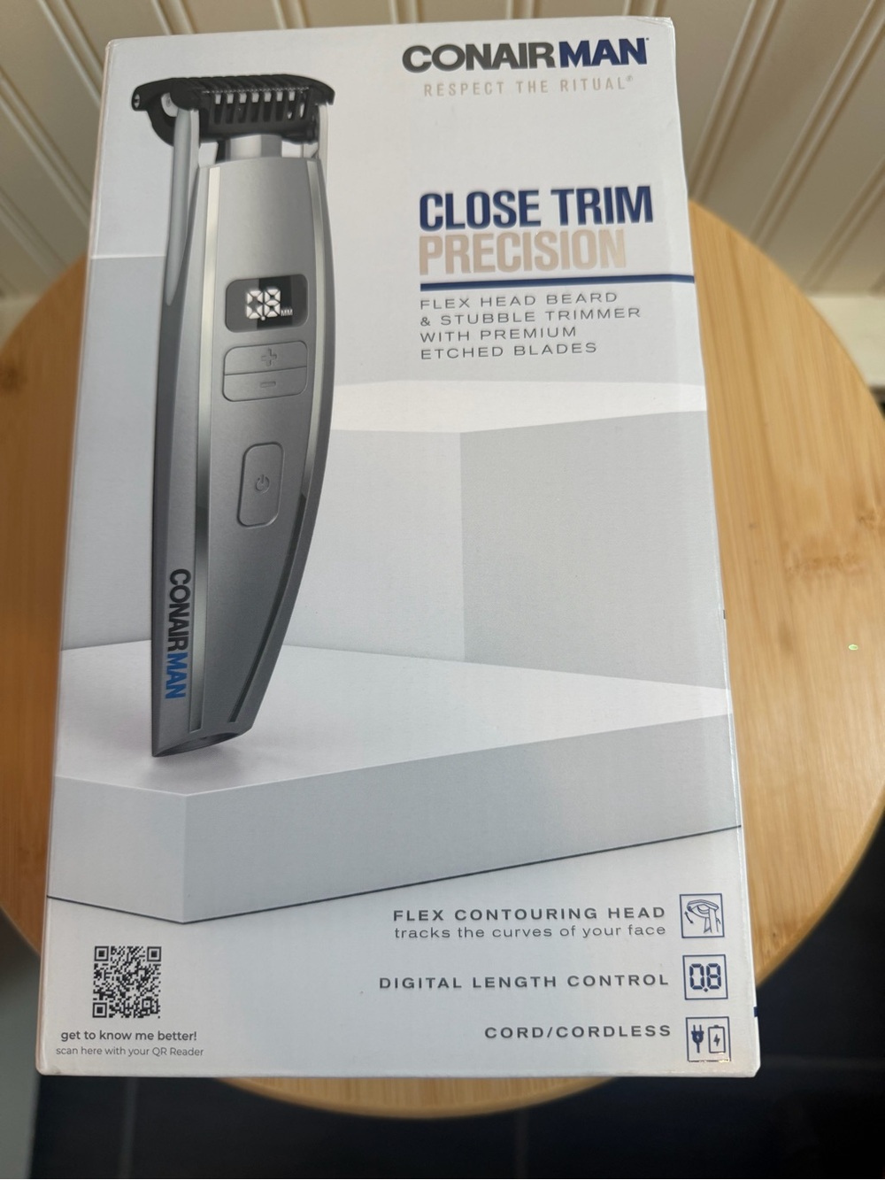 Conair Man Close Trim Precision Flex Head Beard & Stubble Trimmer (GMT980)